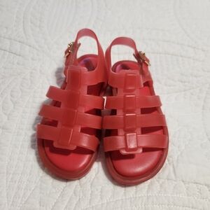 Mini Melissa Sandals Reddish Orange